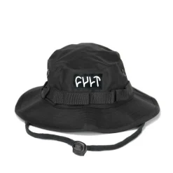 CULT CREW Hats<Adjustable Boonie Cap / black