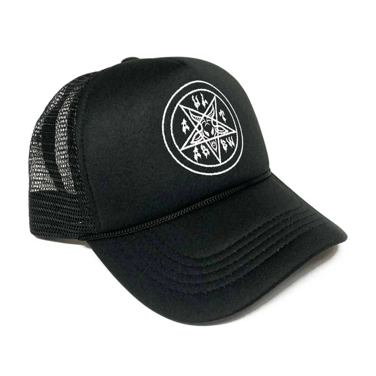 CULT CREW Hats<Pentagram Trucker Cap