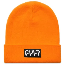 CULT CREW Hats<Witness Beanie / tight knit safety orange