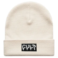 CULT CREW Hats<Witness Beanie / tight knit off white