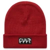 CULT CREW Hats<Witness Beanie / tight knit cardinal