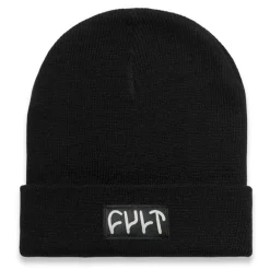 CULT CREW Hats<Witness Beanie / tight knit black